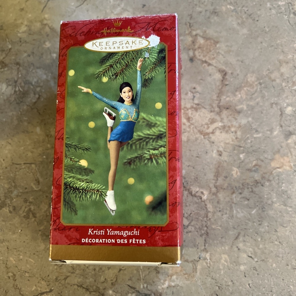 Hallmark Ornament Kristi Yamaguchi 2000 Olympics Ice Skating